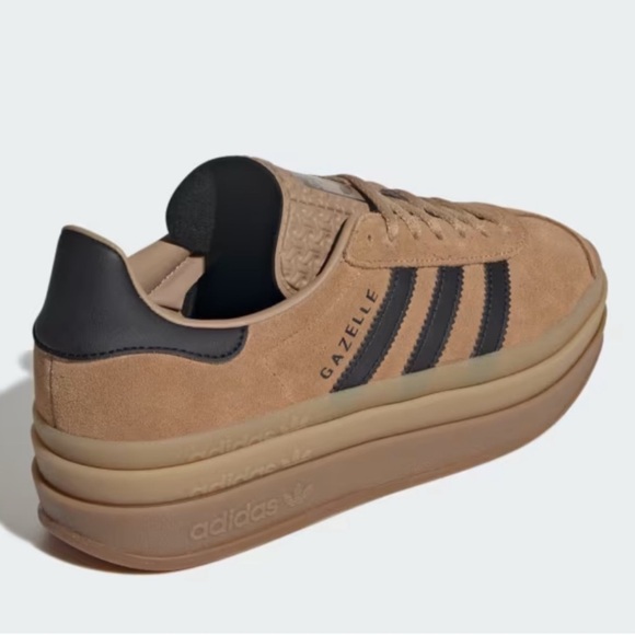 adidas Gazelle Bold Cardboard / Black / Gum - Picture 5 of 12